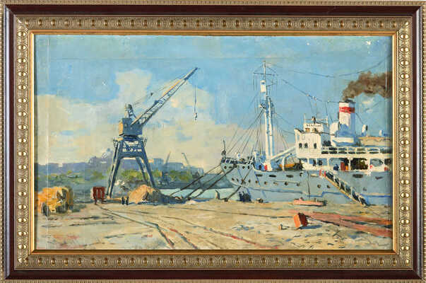 Герасимов Леонид Сергеевич. Одесса. Порт. «Экватор» 